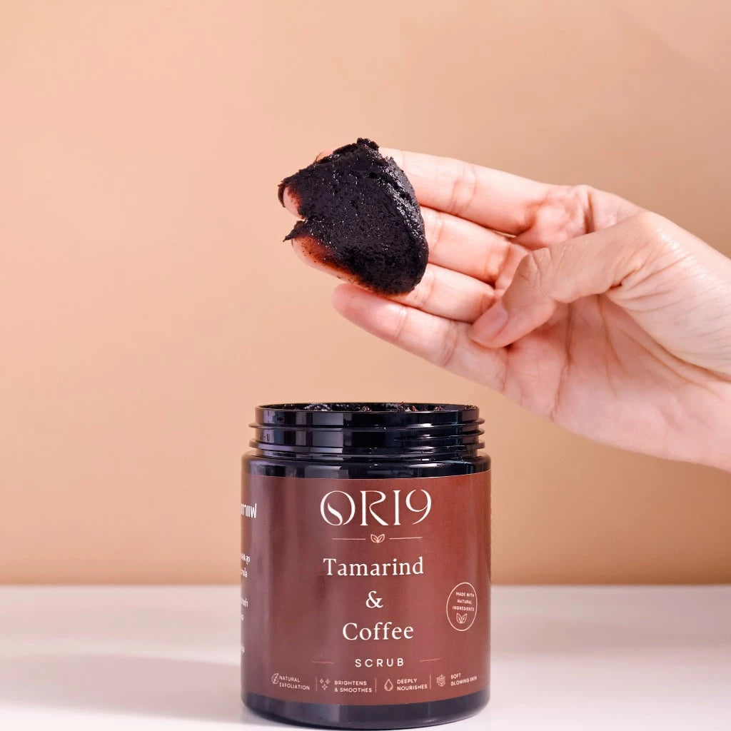 Ori9 Body Scrub สครับมะขาม-กาแฟ ขจัดเซลผิวที่ตายแล้ว 150mg